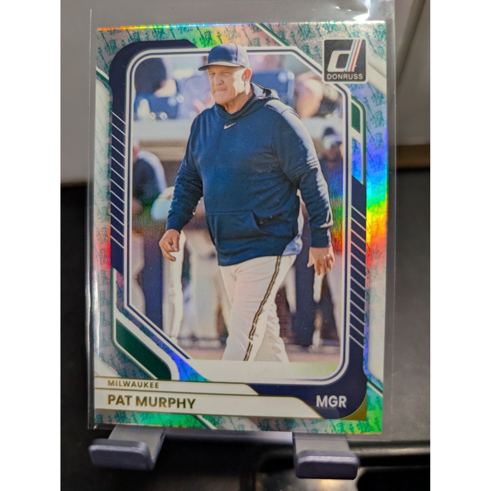 2026 Panini Donruss Baseball Pat Murphy Milwaukee Brewers #21 Mgr Foil Border